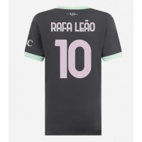 Camisa de time de futebol AC Milan Rafael Leao #10 Replicas 3º Equipamento Feminina 2024-25 Manga Curta